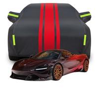 Full Car Cover for Mclaren 720S VELOCITY, Car Tarpaulin with Reflective Strips, All Weather Windproof Snowproof UV Protection Car Cover,A