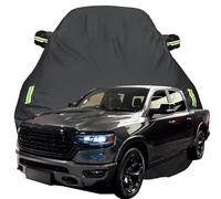 Full Car Cover for RAM 1500 Limited Dodge Ram 2023 2024 2025 2026, Snowproof Scratchproof Anti-UV All Weather Protection, Breathable Oxford Car Tarpaulin,Black