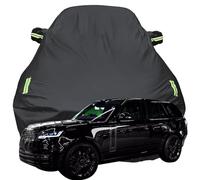 Full Car Cover for Range Rover First Edition 2023 2024 2025 2026, Snowproof Scratchproof Anti-UV All Weather Protection, Breathable Oxford Car Tarpaulin,Black
