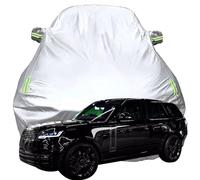 Full Car Cover for Range Rover First Edition, All Weather Rain Snow UV Dust Protection Hail Protector, Outdoor Car Cover with Reflective Stri,Silver-Plus-Cotton