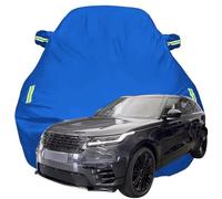 Full Car Cover for Range Rover Velar 2024 2025 2026, Snowproof Scratchproof Anti-UV All Weather Protection, Breathable Oxford Car Tarpaulin,Blue