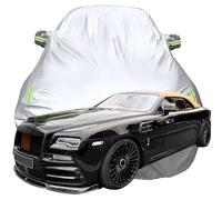 Full Car Cover for Rolls Royce Dawn Rolls Royce Mansory, Snowproof Scratchproof Anti-UV All Weather Protection, Breathable Oxford Car Tarpaulin,Silver