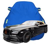Full Car Cover for Rolls Royce Dawn Rolls Royce Mansory, Snowproof Scratchproof Anti-UV All Weather Protection, Breathable Oxford Car Tarpaulin,Blue