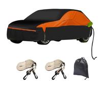 Full Car Cover for VW ID.4 2021-2025, 6 Layers Outdoor Car Cover with Cotton, Waterproof Rain Snow UV Dust All Weather Breathable Automobiles Hail Protector