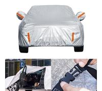 Full Car Cover Waterproof for Hon da Insight 2007-2014, All Weather Outdoor Automobile Covers, Scratchproof garage Protective Cover with Reflective Strips,A