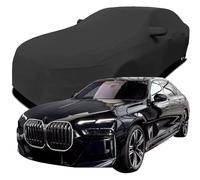 Full Car Covers Cover Waterproof Breathable for BMW 7 Series xDrive60 i7 2023 2024 2025, Cover for All Weather Windproof Snowproof UV Protection Car Cover Fit for Hatchback,Black