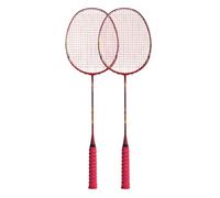 Full Carbon Fiber Badminton Racket - 10U Ultra Light Weight 52g - Professional Mens Womens Badminton Sports (Red with bag,2 pcs)