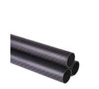 Full Carbon Fiber Circular Tube 500mm Length Twill Matte OD 10/12/14/15/16/18/20/22/25/26/28/30mm(2pcs 10x8mm)