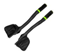 Full Carbon Fiber Road Bicycle Handlebar Compatible With TT Bikes, Road Bikes, Mountain Bikes, BMX, And Similar(Green)