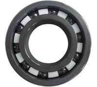 Full Ceramic Bearing, 1PCS Silicon Nitride Ceramic Bearing Full with Cage 603 604 605-609 6000-6906