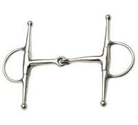 Full Cheek Jointed Eggbutt Snaffle Bit 5 1/2"