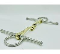 Full Cheek Snaffle Bit 14MM Verbindend Angled MP (UKSALES25®) *SAME DAY DISPATCH* (6.0 INCHES / 15.24 CM)