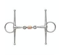 Full Cheek Snaffle Bit With Copper Peanut Stainless steel for Horse (5 Inchs)