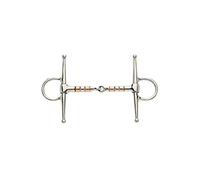 Full Cheek Snaffle with Copper Rollers Bits with Rollers Full Cheek 5"