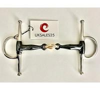 Full Cheek Sweet Iron Snaffle Bit with Copper Lozenge (UKSALES25® Horse Bits) (6.0 INCHES)