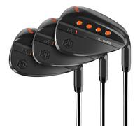 FULL CHOICE Golf Wedge Set, 52/56/60 Degree Golf Sand Wedge, Gap Wedge, Lob Wedge Golf Clubs, Wedges Golf Clubs for Men Women Right Hand, CNC Milled Face for More Spin and Control