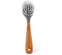 Full Circle Brush and Scraper, Bamboo Handle, Grey, 1 EA