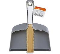 Full Circle Brush & Dustpan Set, White & Grey, Regular