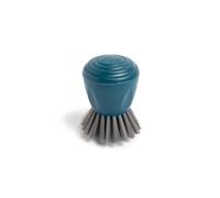 Full Circle Dish, 100% recycled fishing nets, Teal, Palm Brush | Comfortable to hold and safe for nonstick, sustainably made 100% from recycled ghost fishing nets