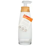 Full Circle Foam Soap Dispenser, Bamboo Lid, White, 16-Ounce