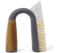 Full Circle Grunge Buster Grout and Tile Brush Grey FC11125GY, Bamboo, 11 x 3.8 x 14 cm