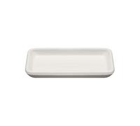 Full Circle Keep, Tray, Love Ceramic Bathroom & Kitchen Organizer Tray, White