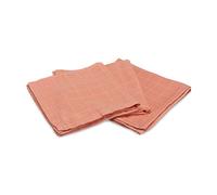 Full Circle Kind Collection 100% Organic Cotton Plant-Dyed Dish Cloths, Set of 3, Pomegranate