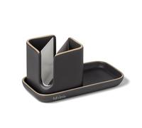 Full Circle Kitchen Sink Accessories, Ceramic, Gray and White, 1 Count (Pack of 1)