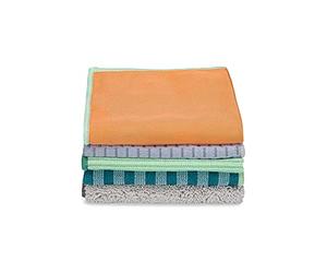 Full Circle mastrad Home Microfibre Cloths Renew - Tea Towel - Set of 5 - Reusable - Environmentally Friendly
