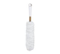 Full Circle Microfiber Duster with Machine Washable Head, White | Machine washable and perfect for dusting ceiling fans, blinds & furniture