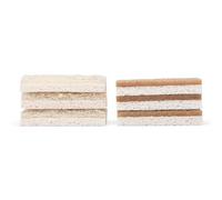 Full Circle Natural Scrubber Sponge Duo Set, Pack of 6, Safe for Nonstick