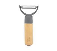 Full Circle Peel Good Collection Y Peeler - Bamboo and Stainless Steel Fruit and Vegetable Peeler - Removable Swivel Head - Kitchen Tool for Squash, Sweet Potatoes and More