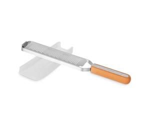Full Circle Simply the Zest, Fine Grater and Zester with Food Catcher: High Performance, and Eco-Friendly Design - Perfect for Parmesan, Garlic, Lemon, Fruit, Chocolate and Ginger. Dishwasher Safe.