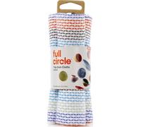 Full Circle Tidy Dish Cloths (Set of 3), Bamboo, Multicolored, 30.4x30.4x2.5 cm
