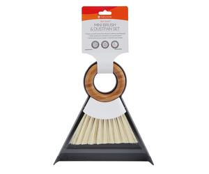 Full Circle Tiny Team Mini Brush & Dustpan Set - Recycled Plastic & Bamboo
