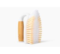 Full Circle Tough Stuff All-Purpose Scrub Brush White FC16127W, Bamboo, 12.5 x 6.2 x 11 cm