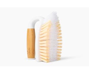 Full Circle Tough Stuff All-Purpose Scrub Brush White FC16127W, Bamboo, 12.5 x 6.2 x 11 cm