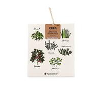 Full Circle Zero Waste Absorbent Swedish Dishcloth - Reusable Kitchen Wipes Dishes & Surfaces-Biodegradable & Compostable Cotton/Cellulose Sponge Cloth, White, 1 Count (Pack of 1)