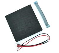 Full Color LED Display Panel Indoor Module, 64x64 Light, 1920Hz | HUB75 Interface for Digital Display Builds and Indoor Event Screens, Black Panel, Full Color