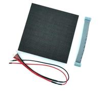 Full Color LED Display Panel Indoor Module, 64x64 Light, 3840Hz | HUB75 Interface for Digital Display Builds and Indoor Event Screens, Black Panel, Full Color