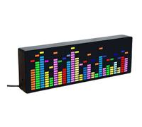 Full Color RGB Music Spectrum Display Screen KTV Stage LED Rhythm Light 84 Mode VU Meter Rhythm Lights