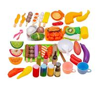 Full Colorful Realistic Interactive Barbecue Game Set