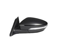 Full Complete Door Wing Mirror compatible with VW Passat CC 2010-2018 Auto Power Heated Fold Turn Signal 9 13 15 Wires Car Rear Side Mirror Assembly(White 9 wire Left C)(Black 15 wire Left N)