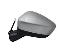 Full Complete Door Wing Mirror For Mazda CX5 For CX-5 2013 2014 Auto Electric Folding Car 8Pins Rear View Mirror Assembly(Silvery Left 8-Pins)