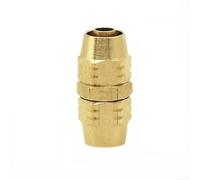 Full Copper Agricultural Spray Hose Connector High Pressure Water Pipe Repair Extension Joint For Farm Irrigation Systems Yellow Color Metal Fitting(Hard tube body)