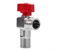 Full Copper Angle Valve High Flow for Toilet(red2) | Pure copper body, high flow rate, toilet switch, heater control, long lasting reliability