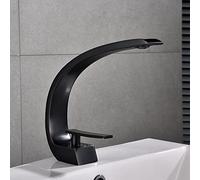 Full Copper Brushed Gold washbasin Toilet Nordic Bathroom Cabinet Basin hot and Cold Water Faucet, b Model Orange Big Wave Sand