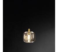 Full Copper Crystal Chaner LED G4 1-Lamp Luxury - Bedroom Bedside Long Line Pendent Lamp Restaurant Bar Small Hanging Light Ceiling Hanging Lamp,Single Chaner