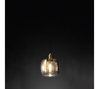Full Copper Crystal Chaner LED G4 1-Lamp Luxury - Bedroom Bedside Long Line Pendent Lamp Restaurant Bar Small Hanging Light Ceiling Hanging Lamp,Single Chaner