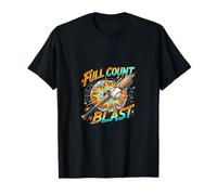 Full Count Blast Baseball Power Swing Graphic T-Shirt